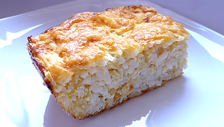 Кабачковая запеканка с рисом и сыром