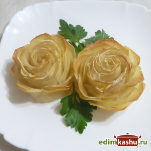 Картофельные «розы»