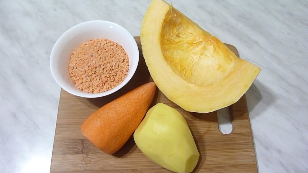 продукты для тыквенного супа-пюре