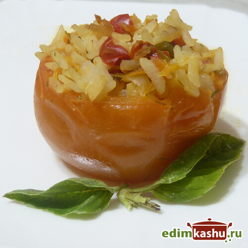 Фаршированные помидоры с рисом