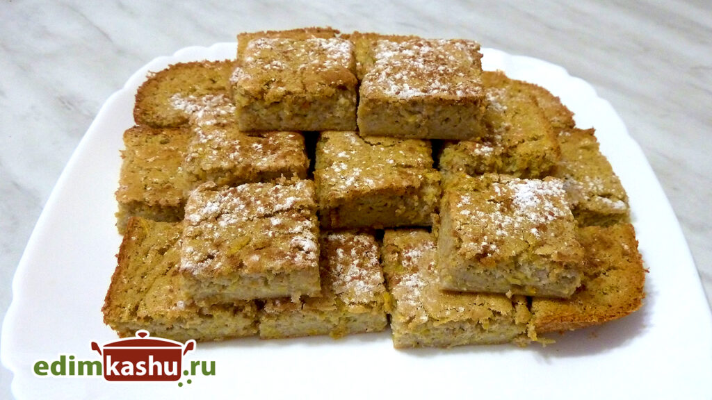 овсяная коврижка с тыквой