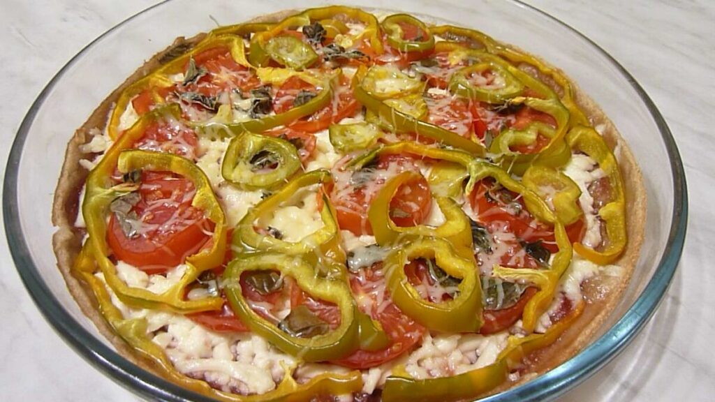 пицца с помидорами и сыром в духовке