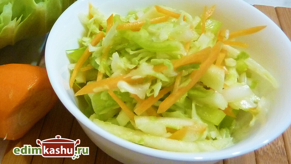 Салаты из капусты. 4 рецепта