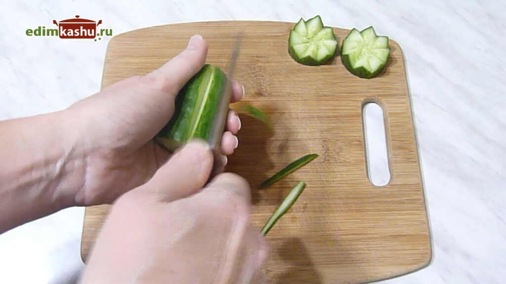Украшения из овощей