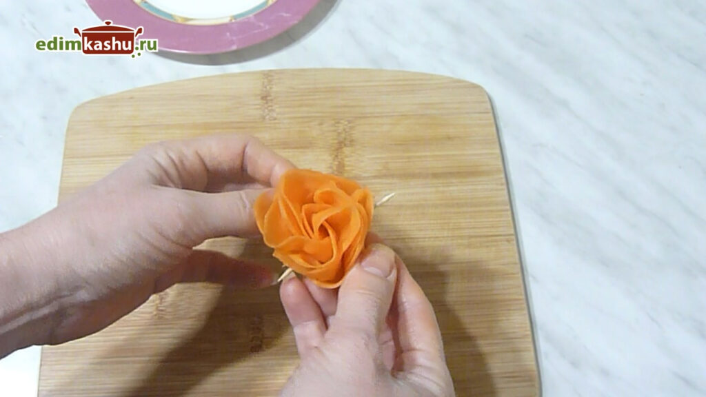 Украшения из овощей