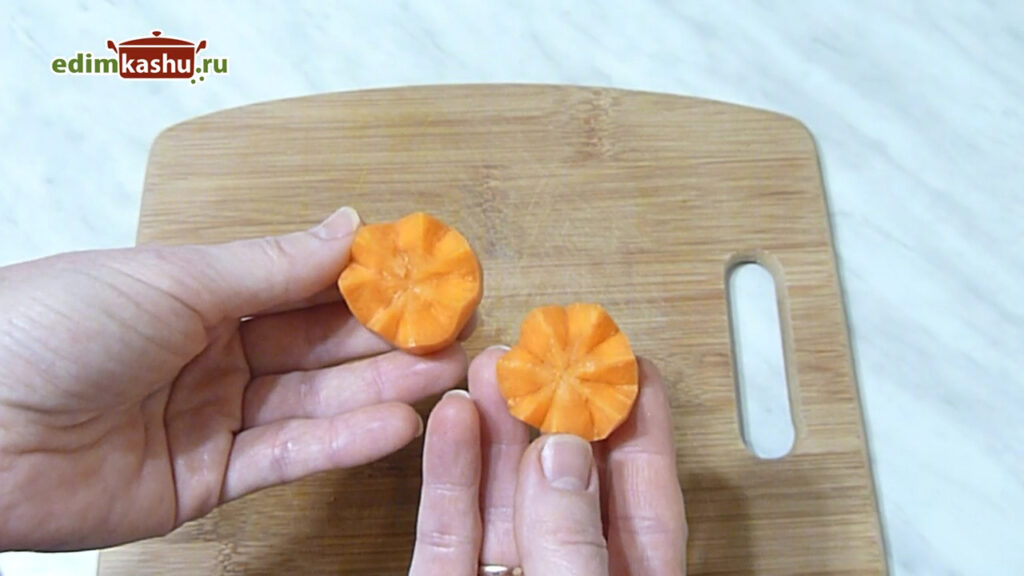 Украшения из овощей